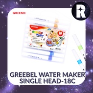 GREEBEL ACRYLIC MARKER SINGLE HEAD - GMAS-18 COLORS (SET)