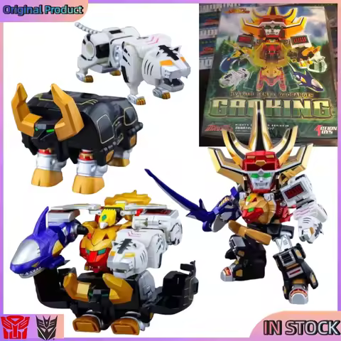 【IN STOCK】Transformed Toys ACTION TOYS ES Alloy Hyakujuu Sentai Gaoranger GaoKing Mecha Completed Mo