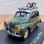 1: 43 Renault 4CV Classic Old-fashioned Car Alloy Model Decoration Station Car Classic Car Scene Dec