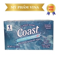 Xà bông cục Coast Classic Scent Refreshing Deodorant Soap 113g - xanh