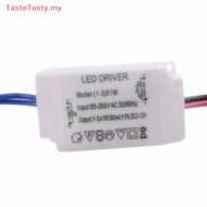 TasteTasty Simple AC 85V-265V to DC 12V LED Electronic Transformer Power Supply Driver 3X1W MY