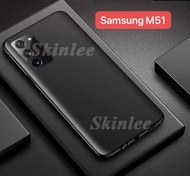 Case Samsung M51 BLACK Cover Silikon Casing Handphone Soft Case