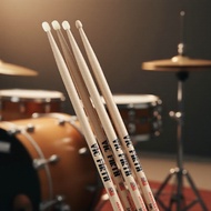 Authentic Vic Firth American Classic Hickory Drumsticks 5A/7A/5AN/7AN Nylon Tip, Vic Firth Sticks