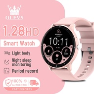 OLEVS Smart Watch Jam Tangan Perempuan Original Bluetooth Call Waterproof Custom Wallpaper Comfortab
