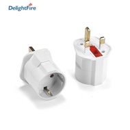 European EU To UK Plug Adapter Standard Euro 250V EU Plug To UK Electrical Socket Power Adapter
