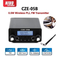 CZE-05B 0.5W FM Transmitter Stereo Frequency Modulation Adjustment Radio Broadcast