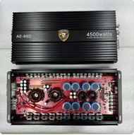 King เพาเวอร์แอมป์ CLASS D 2CH 4500W AE-88D ขับซับ10-12-15 /220 สบายๆ แอมป์ รถยนต์ คลาสดี 4500w ของใ