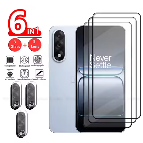 6-in-1 For Oneplus Nord 5 Glass Oneplus Nord 5 Tempered Glass Protective 9H Full Glue Screen Protect