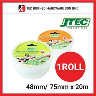 TEC [1 ROLL] Clay CLAF Repair Tape Agriculture Film Netting Canvas Roof Canopy Awning 48mm & 75mm 10