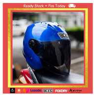 ( Blue / Biru ) V2 Aces Premium R2 Motorcycle Helmet / Topi Keledar Motor / Helmet Murah