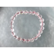 Azeztulite Rose Quartz Stone Bracelet FullHIMALAYA 4A 8mmnatural F755