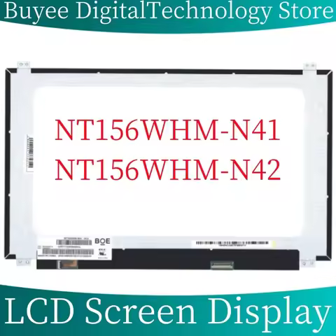 Original 15.6'' Laptop NT156WHM-N41 NT156WHM-N42 LCD Screen Panel Display NT156WHM N41 Display Matri