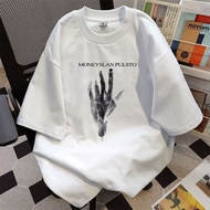 T-shirt Top Oversize T-shirt Men &Wanita Cool DistroCouple Short Sleeve Render Print Cool epidemic P