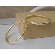 Pure Hand-Polished Polished Brass Bracelet/Glossy Copper Bracelet/Adjustable Size Copper Bracelet/Br