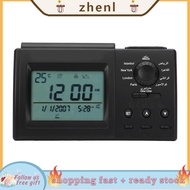 Zhenl Muslim Azan Alarm Clock Electronic Desk Calendar 5 Times Prayer Reminder
