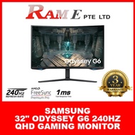 Samsung LS32BG652EEXXS 32"Inch Odyssey G6 240Hz QHD 1 Ms Curved Gaming Monitor