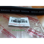 Toyota (7pk1905)TYT Estima acr50 2.4,fan belt (90916-02652)