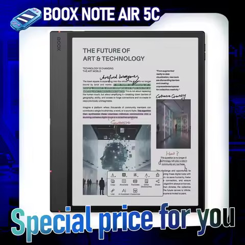BOOX Note Air 5C Tablet Reader, Android 15, 6GB+64GB, Stylus Support, Google Play 10.3-inch Color E-