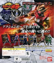 絕版 新品 未開封 有蛋紙 假面騎士龍騎 アクションポーズ 龍牙 王蛇 夜騎 夜騎 生存型態 龍騎 生存型態 鐵兵 扭蛋 ▼內有片