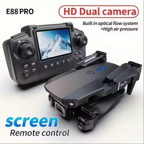 NEW HD 4K E88 Air Screen Control Professional Wide RC Dron Drone Foldable Camera Helicopter Aircraft