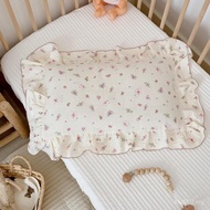 BuLuTu 100% Cotton Standard Pillow Case for Kids, 1 pc, 20"x26", Pink Floral Sheep Design Pillow Cov