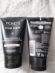 Ponds ponds Men Bright Boost Brightening & Dark Spot Fighter Face Wash 100ml - BRIGHT BOOST BARU