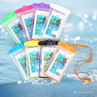 IP68 Universal Waterproof Phone Pouch Case with Lanyard for iPhone Samsung Swimming Beach Sports