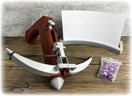 MunnyGrubbers - Crossbow Dice Roller - (Dark Brown) - (Random 7PCS D20 Dice Set Included) - Tabletop