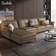 Sofa Kulit Minimalis Modern Kursi Tamu Terbaru Sofa Mewah Coklat