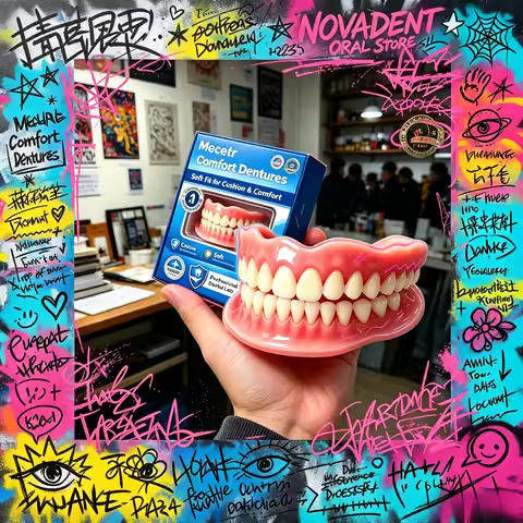 Realistic Silicone Tooth Restoration Kit, All-mouth Removable Teeth Covers, Snug Fit Boost Self-conf