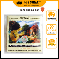 Bộ 6 dây đàn guitar classic Alice A106 dây nilon dành cho đàn ghitar cổ điển Duy Guitar Store