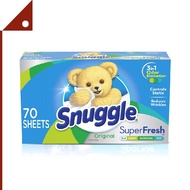 Snuggle : SGLORG-70* แผ่นหอมปรับผ้านุ่ม Plus Super Fresh Fabric Softener Dryer Sheets  Original 70 Count
