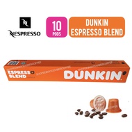 NESPRESSO Dunkin Espresso Blend Capsules Pods  - Dunkin Donut