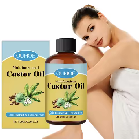 Organic Castor Oil Moisturizing Hair Eyelashes Eyebrows Emollient Relaxation Aromatherapy Brightenin