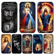 for Realme Narzo 70X N65 GT neo 3T P1 C85 C75x C75 C71 15X Jesus Soft black silicone TPU phone case 