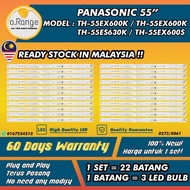 TH-55ES500K/TH-55EX600K/TH-55ES630K/TH-55EX600S PANASONIC 55" LED TV BACKLIGHT (LAMPU TV) PANASONIC 