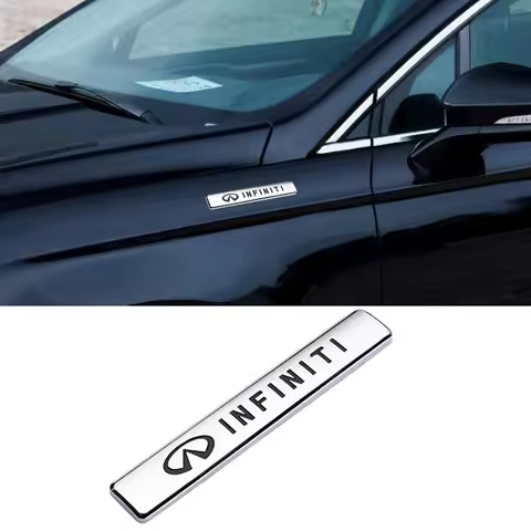 Car Fender Rear Trunk Side Sticker Emblem Badge for Infiniti Q50 G37 G35 QX60 Q60 FX35 FX37 FX45 QX5