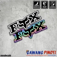 FOX Decal Sticker for Motorcycle Sticker Vinyl Holographic Racing Fox Sticker Decal Accessories