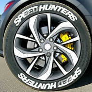 Speed Hunter Multicolor 3d Tire Sticker Car Tire Letter Sticker DIY Tire Decoration Sticker Conjoine