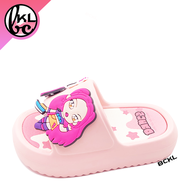 【 BCKL 】Girls Kpop Demon Hunter Cartoon Slides | Mina Rumi Shoes Pink Girls Twins | Kasut Selipar Bu