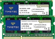 Timetec Hynix IC 8GB KIT(2x4GB) DDR3L SODIMM for Intel NUC KIT/Mini PC/ HTPC/NUC Board 1600MHz PC3L-