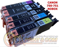 Canon หมึกแท้CANON 750+751 ยกชุด5ตลับ nobox (750BK,751BK,C,Y,M) NOBOX