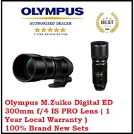 Olympus M.Zuiko Digital ED 300mm f/4 IS PRO Lens + 1 year local warranty