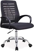 Office Chair Office Chair, Mesh Computer Chair, Home Staff Meeting, Breathable Mesh, Ergonomic Lifting Activity Swivel (chair) (Black) lofty ambition