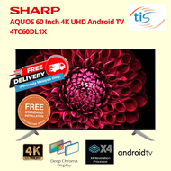 SHP-4TC60DL1X | Sharp 60 Inch AQUOS 4K UHD Android TV