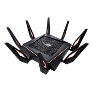 【现货速发】Top 5 Best ASUS GT-AX11000 Tri-band Wi-Fi Gaming Router World's first 10 Gigabit with quad-core processor 2.5G gaming port DFS