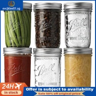 [in stock] Ball Mason Jar American Mason Jar Glass Transparent Seal ins Milkshake Salad Jar Oatmeal 