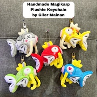 Handmade Pokemon Magikarp Plushie Keychain
