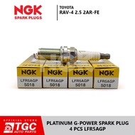 NGK 4Pcs LFR5AGP G-Power Platinum Spark plug for Toyota Rav4 2.5 2AR-FE