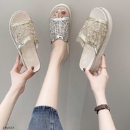 Korean FASHION BROCADE WEDGES SHOES GS JH2331